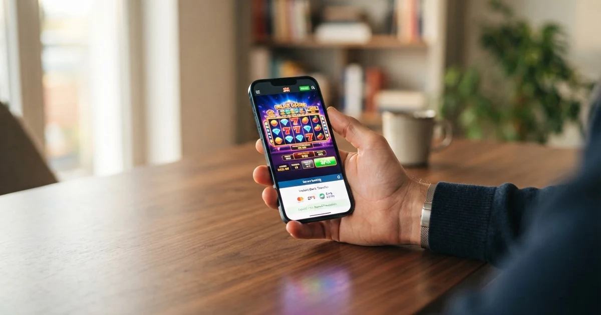 Zehn Casino-Logos nebeneinander in einer Vergleichstabelle mit hervorgehobener Trustly-Kennzeichnung und grünen Häkchen für verfügbare Zahlungsmethode