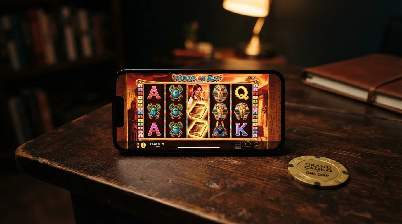 Spielautomat Book of Dead von Play'n GO mit fünf Walzen, ägyptischer Symbolik und dem Entdecker Rich Wilde als Hauptfigur