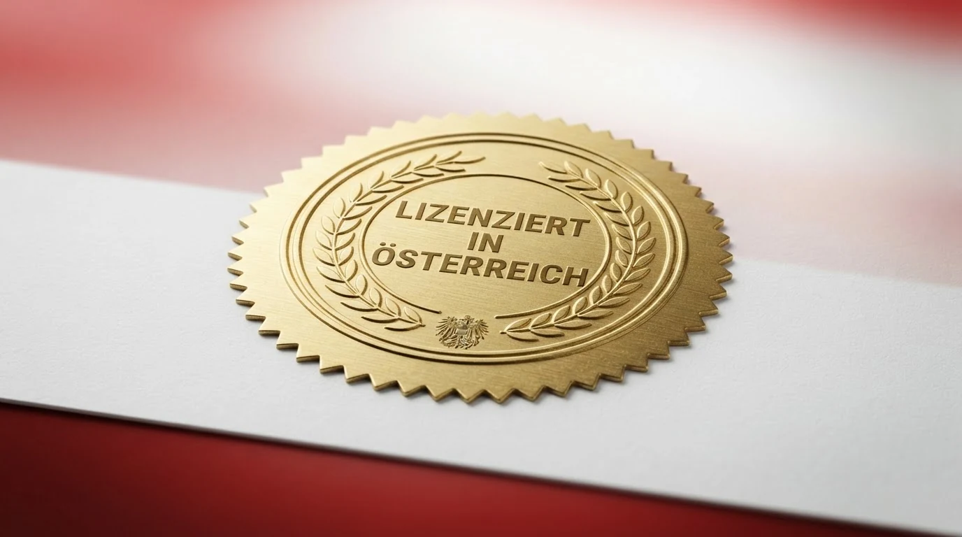 Das offizielle win2day-Logo neben dem Schriftzug „Bundesministerium für Finanzen“ auf einer Informationsseite zum Glücksspiel