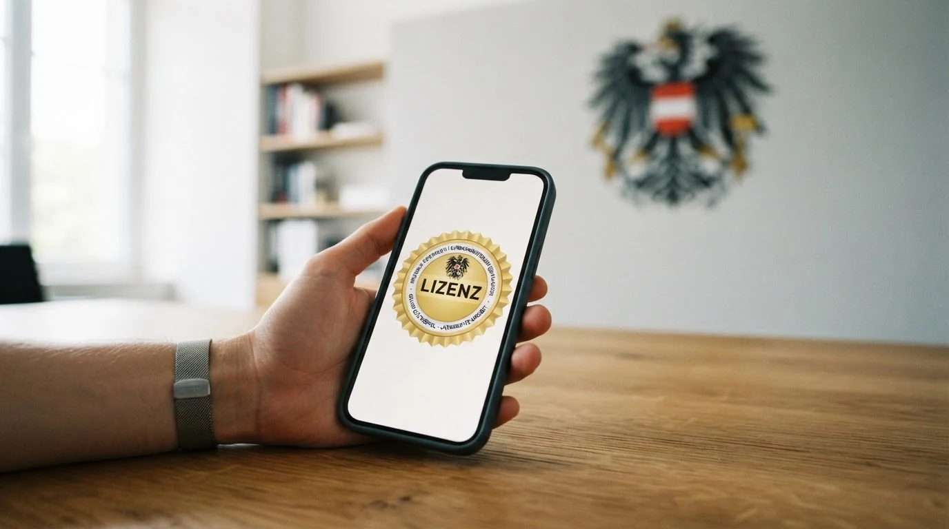 Das win2day-Logo vor dem Hintergrund des österreichischen Bundesadlers und eines Paragrafen-Symbols